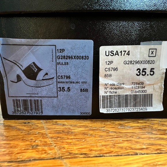 Chanel Navy/Cream Wedges - Picture 7 of 7